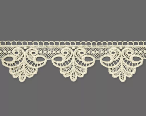 Кружево плетеное 6,5см беж/130 арт YQ494-8 (41772.012) фото 1