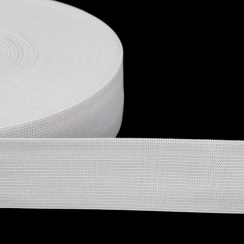 Резинка вязаная Ультра 40мм белый фото 1