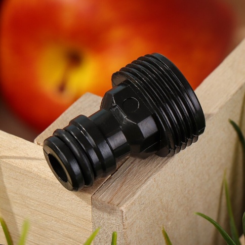 Полив Адаптер 3/4" с внешн. резьбой JS-343 быстросъемный (209109) фото 1