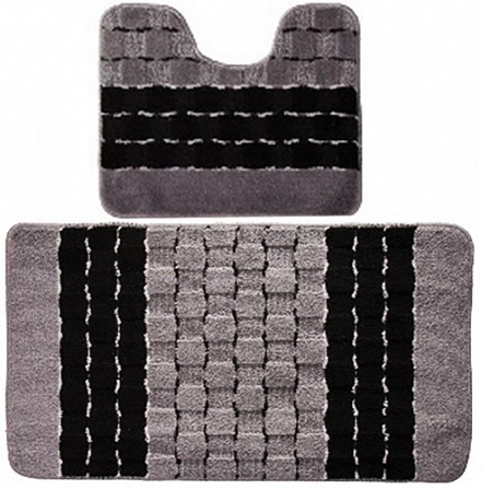 Коврик BANYOLIN SILVER 2шт 60*100 (черный) фото 1