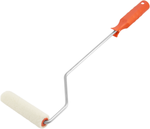 Валик-мини велюр 100 мм удлиненная 2К ручка "Намерение" 909-3110 фото 1