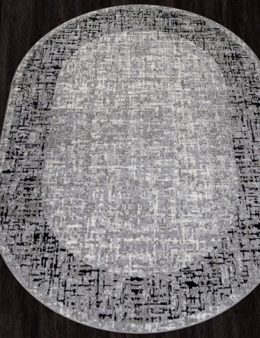 Ковер PALERMO F292 2.0*2.9 Oval Dark Grey фото 1