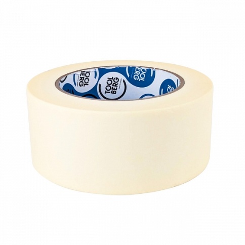 Лакра Лента малярная клейкая на крепированной бумаге, 50мм х 50м 2010170 фото 1