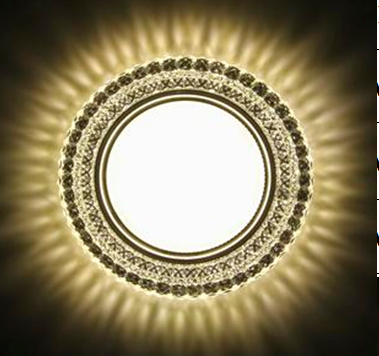 Точечный светильник КG5315L-1 прозрачный. фото 1