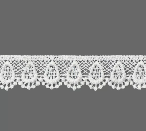Кружево плетеное 2см белый арт.13651 (18428.001) фото 1
