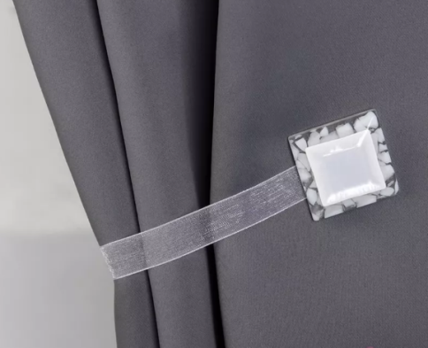 Подхват для штор Квадрат 3,5*3,5 белый СМЛ0328265 (АН) фото 1