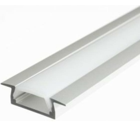 General Комплект св/д профиль врезной+рассеив+аксес.2000х22х7 ал/поликарб.523110 фото 1