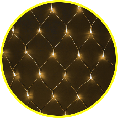 Навигатор 61850 Гирлянда Сеть NGF-N01-240WW-12-2*2m-230-TR-IP20  фото 1