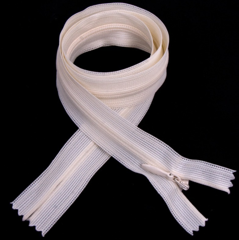 Молния потайная  50см беж.молочный S-571 фото 1