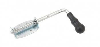 Засов полуавтомат гаражный Ф12 П/А 210мм фото 1