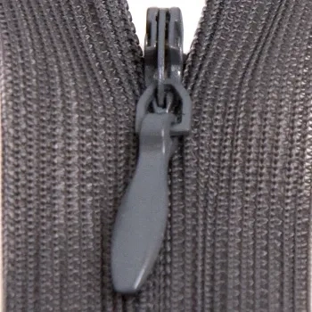 Молния потайная  60см т.серый S-392 SBS фото 1