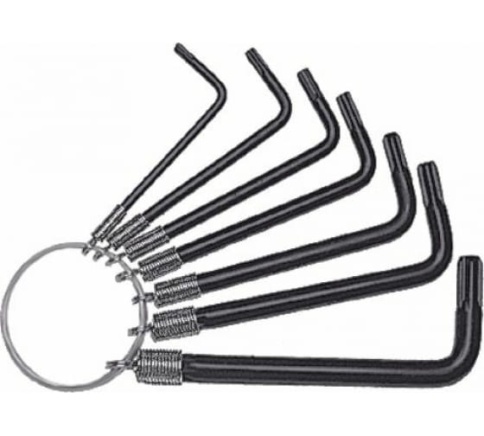 Ключи звездочки 8 шт  Т9-Т40 на кольце (64006) фото 1