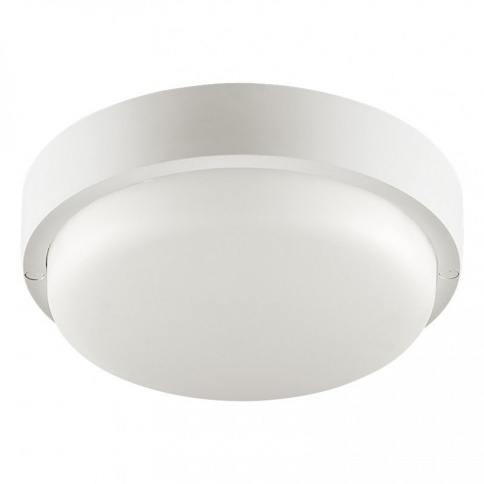 Светильник св/д Wolta оптико-акуст датчик движ. 12W круг 4000К IP65 155x65мм LCL04-12W-R11-4K-SOA фото 1