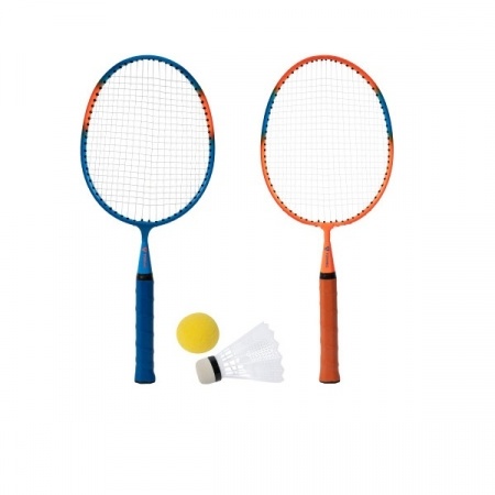 Набор для бадминтона (2 ракетки, 1 воланчик, 1 мячик), арт.AW681 фото 1