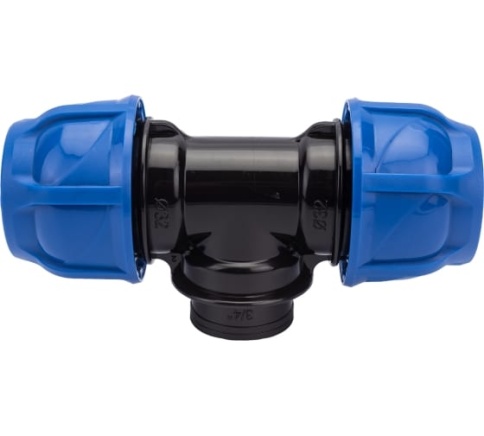 Тройник раз. 32х3/4х32 г ПНД фото 1