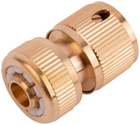 Соединитель, латунь 1/2" (77440) фото 1