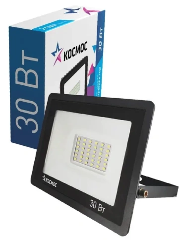 Relight Прожектор 30Вт 2400Lm 6500К IP65 черный фото 1