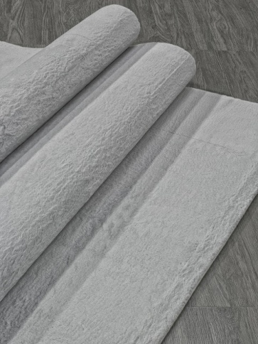 Ковер SOFT RABBIT 0.8*1.5 Grey 95 прямой фото 1