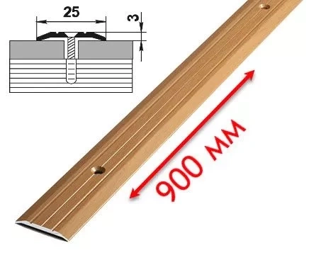 Порог-стык А1 083 Бук 0,9х25 ПС 01.900.083 фото 1