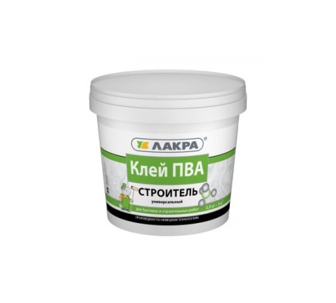Лакра Клей ПВА универсальный Строитель 0,9кг фото 1