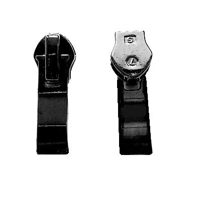 Бегунок к обувной молнии Т7 черный фото 1