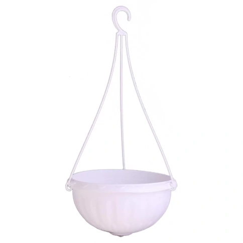 Горшок цветочный Джулия 3,5 л бел М1457 подвесной фото 1