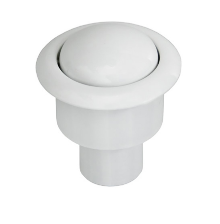 Кнопка нажимная  И-СБ1-Б-КМ белая фото 1