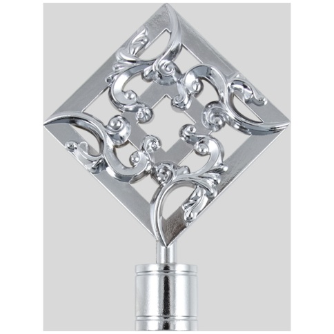 Наконечник 19/16мм Вензель Серебро мат. фото 1