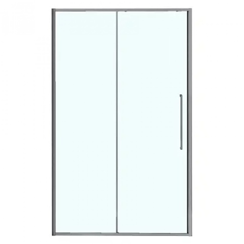 AZ-Y43-120-MGR-CL Душевое ограждение SHANGHAI DRO-120х195-MGR-CL, прозрачное стекло 6мм, профиль мат фото 1