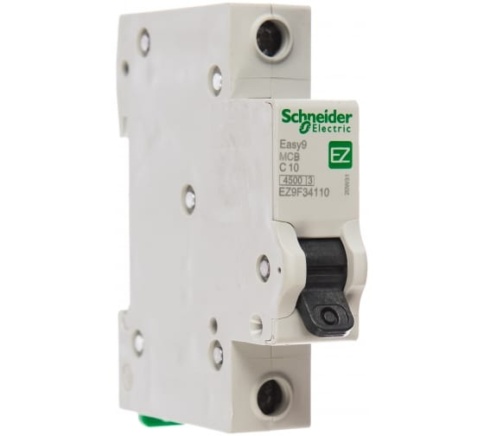 SE EASY 9 Автоматический выключатель 1Р10А C 4,5кА EZ9F34110 (12) фото 1