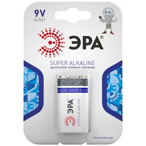 Элемент питания LR GP 6LR61 SUPER крона ВL-1 (бл.1шт) фото 1