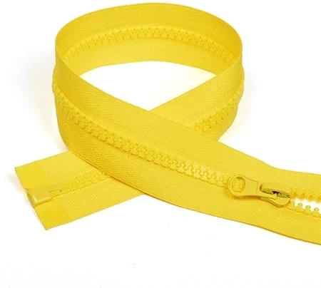 Молния "Трактор"№5, 1 замок, 50см,60см желтая фото 1