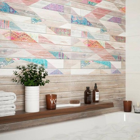 AZORI Керамическая плитка 31,5х63 Shabby Beigel (8шт/1,59м2) фото 2