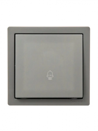 Lezard Кнопка звонка платина LETO 752-3500-103 фото 1