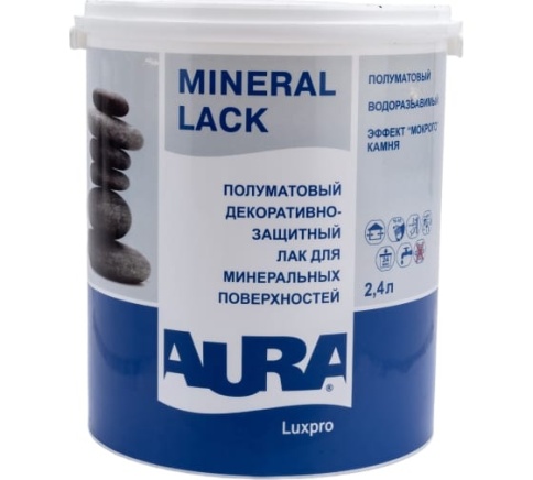 Aura Mineral Lack Лак акриловый для минеральных поверхностей 2,4л фото 1