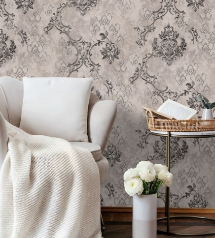 Обои HW559-4 Дамаск 1,06*10м  фото 2