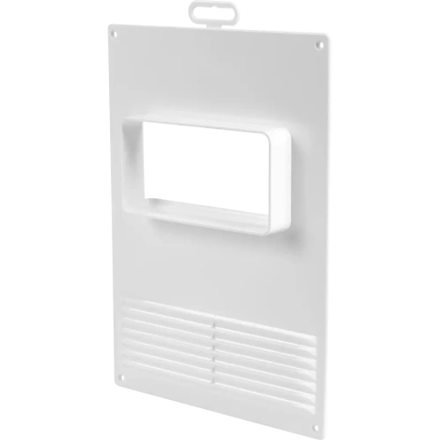 612ПТГР Площадка торцевая горизонтальная пластиковая  решеткой 180*250 фланец 60х120 фото 1