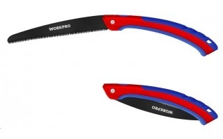 Ножовка садовая, складная с прямым лезвием 250 мм, 7TPI WORKPRO (WP333012) фото 1