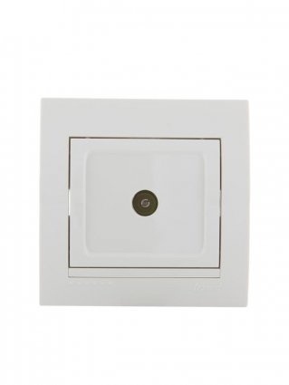 Lezard Розетка с/у ТВ керамика проходная белый DERIY 702-0202-129 фото 1