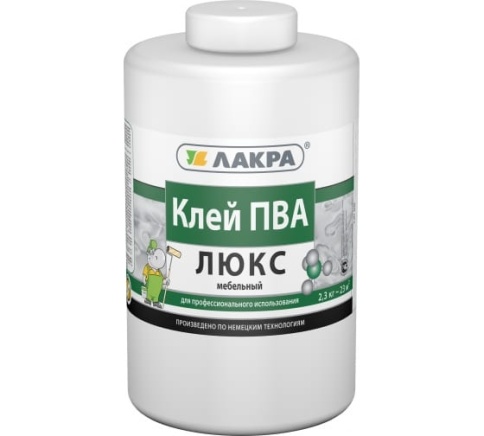 Лакра Клей ПВА мебельный Люкс 2,3кг фото 1