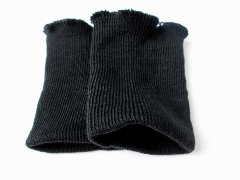 Манжет (рукав) п/ш тонкий 14кл 1*1 7см*3см черный/004 код693089 (36905.001) фото 1