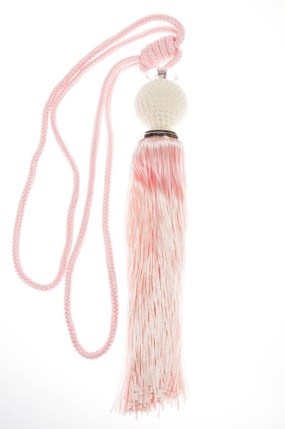 Кисти для штор ЖЕМЧУГ, розовый 5220-10 фото 1