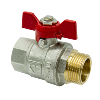 HLV Кран шаровый 3/4 г/ш бабочка HLV-101218.N.02 фото 1