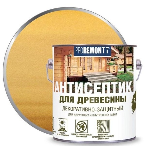 Антисептик деревозащитное средство Proremontt СОСНА 2,5кг фото 1