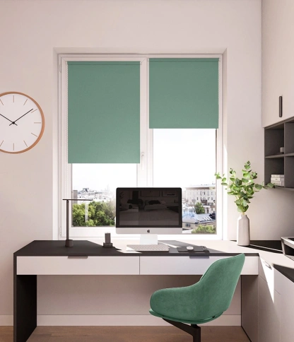 Рулонная штора МР Блекаут Фэшн 57*175 шалфей (Легранд) фото 1