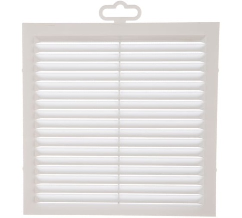 Решетка пластмассовая наклонная с сеткой, без рамки 1919С фото 1