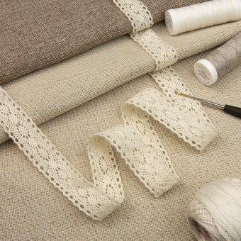 Кружево вязанное рисовый 3008-2см(90м) фото 1