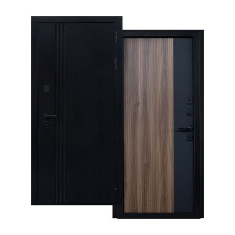 Дверь метал. Термотек Блэк Сибирь 860 (левая) фото 1