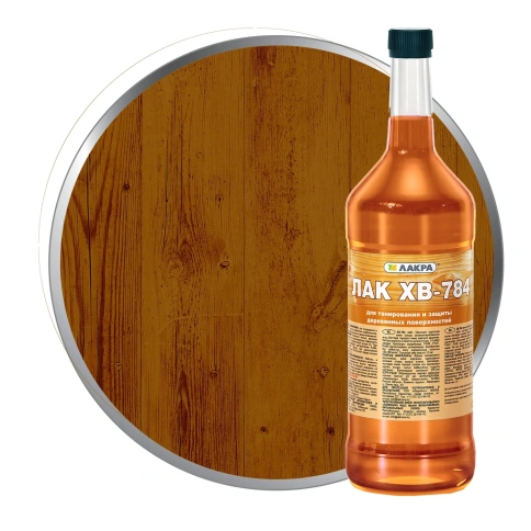 Лакра Лак ХВ-784 Орех 0,5л фото 1