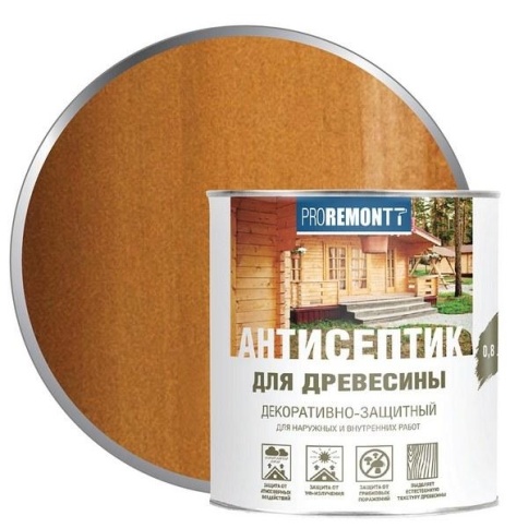 Антисептик деревозащитное средство Proremontt ТИК 0,8кг фото 1